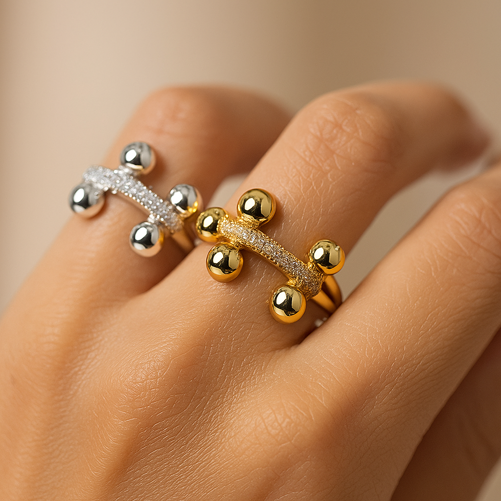 انگشتر زنانه تیفانی طرح نگین دار