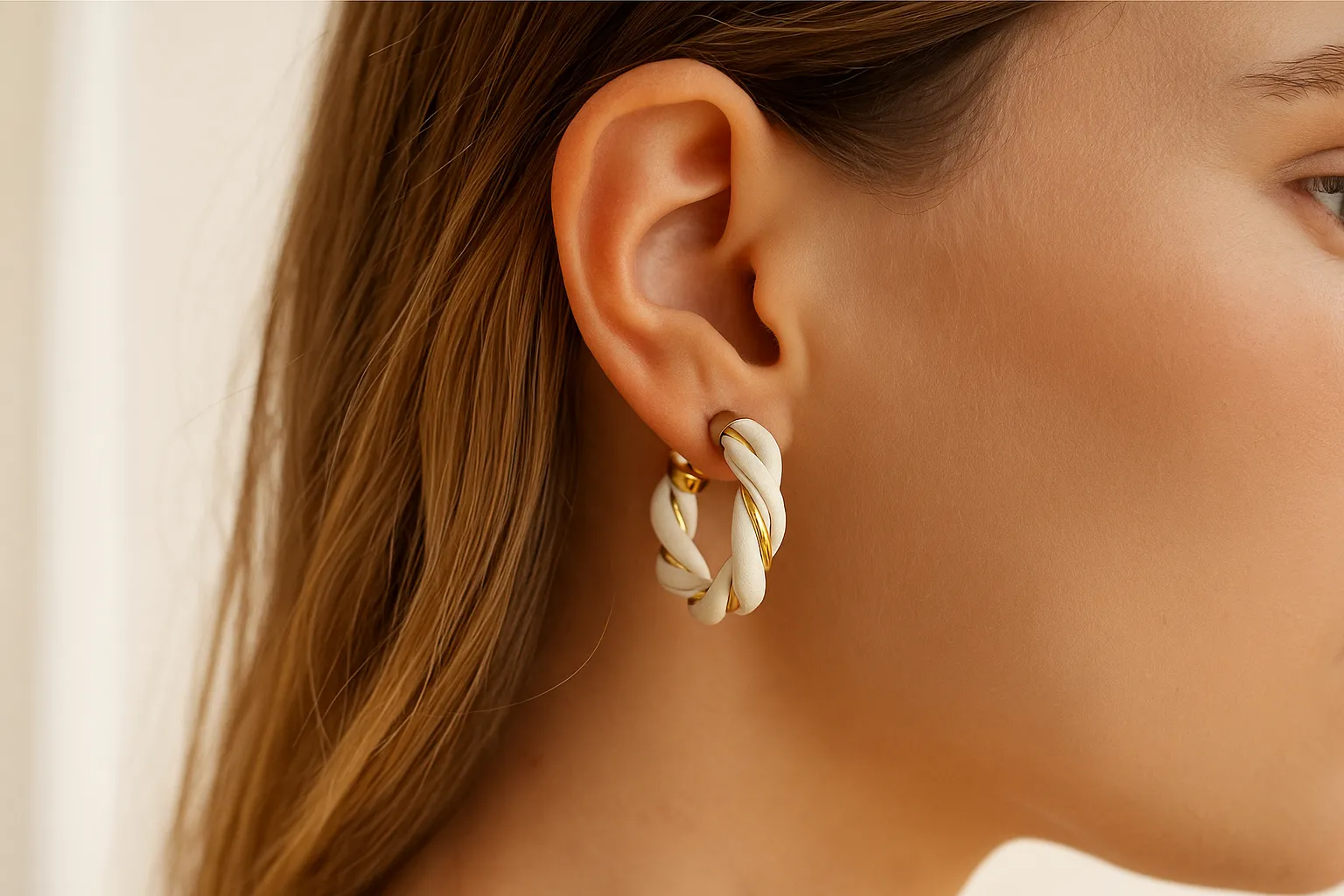 گوشواره زنانه میخی مدل چرمی از جنس کوپر ابکاری رادیوم | خرید از فروشگاه اکسسوری ملورین گوشواره زنانه میخی مدل چرمی از جنس کوپر ابکاری رادیوم - فروشگاه فروشگاه اکسسوری ملورین