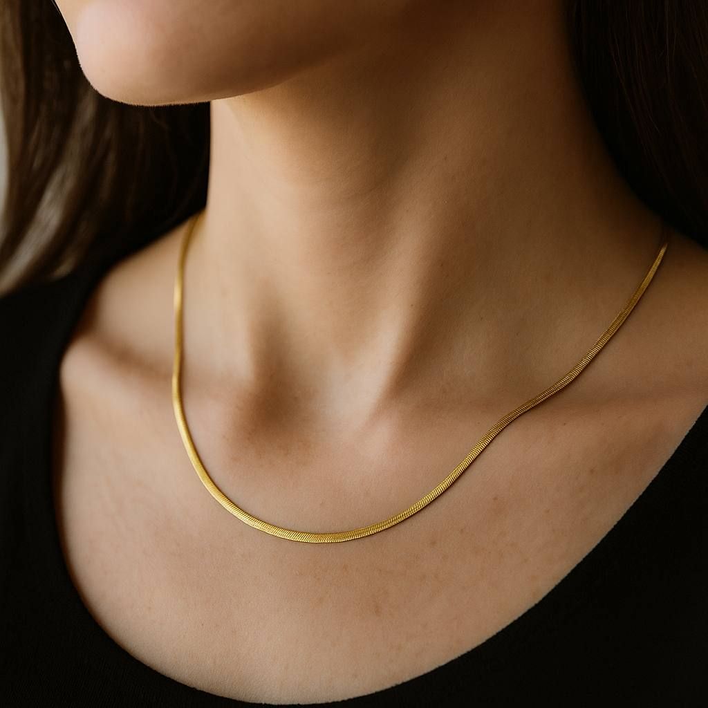 گردنبند زنانه مدل ماری از جنس استیل