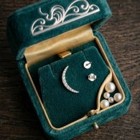 پیرسینگ گوش زنانه مدل جواهری از جنس استیل