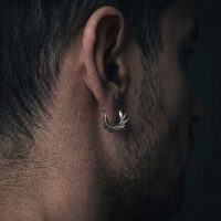 پیرسینگ مردانه مدل حلقه ای از جنس استیل