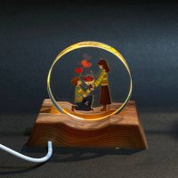 شب خواب مدل پایه چوبی طرح دختر و پسر